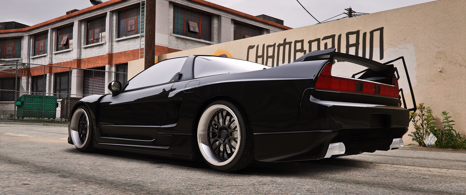 Debadged Honda NSX Type R Marga Hills Side View