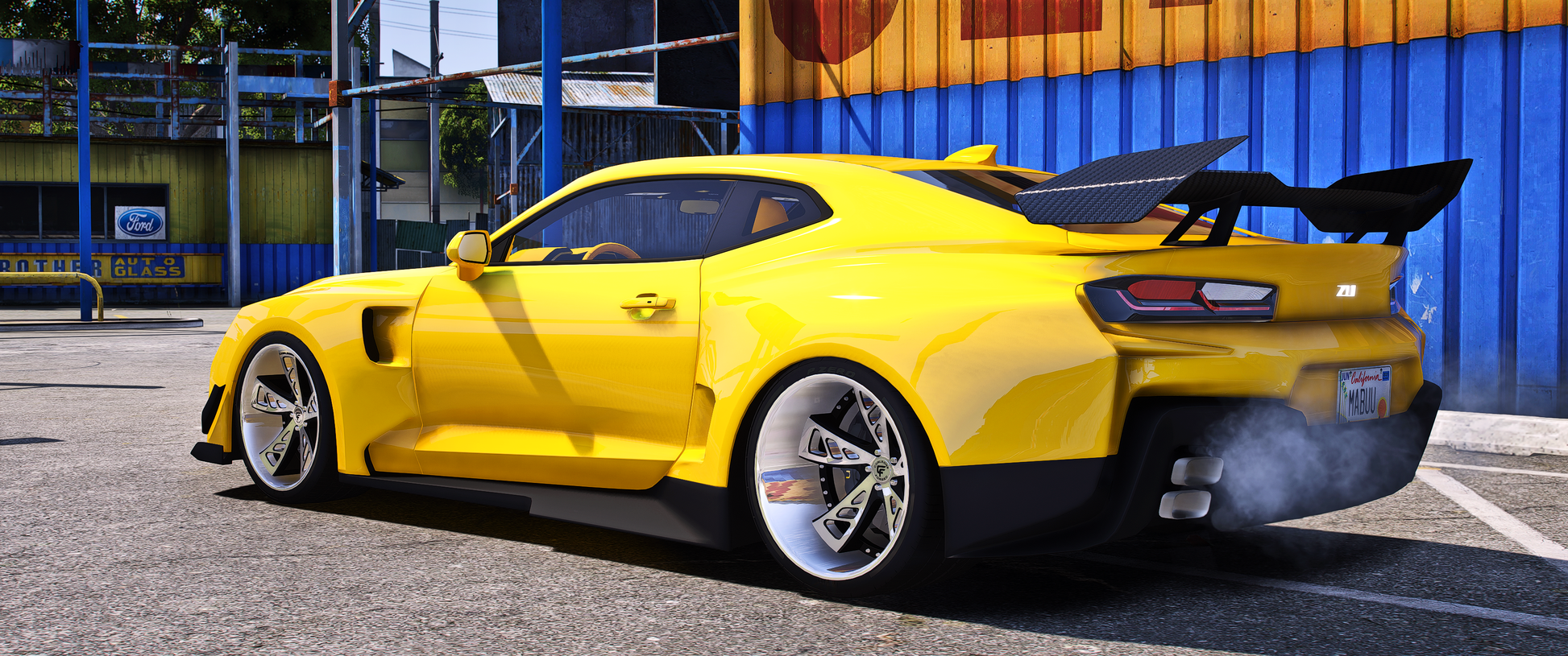 Hycade Chevrolet Camaro ZL1 FiveM mod side profile