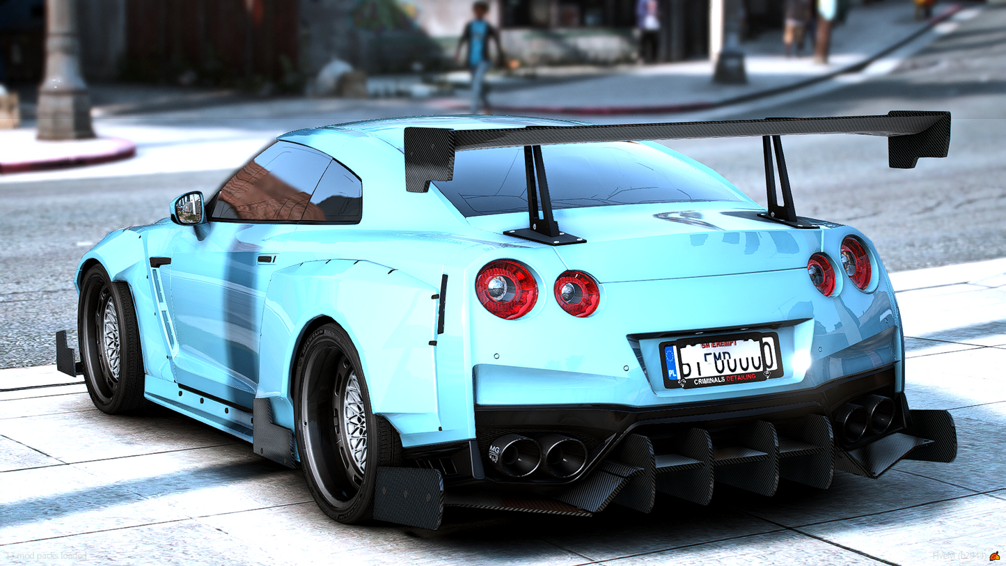 (Debadged) NISSAN GT-R R35 CUSTOM BUDDA