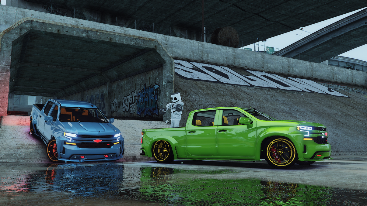 Chevrolet 2019 Silverado Pandem Kit Slammed – Fivem Dealership