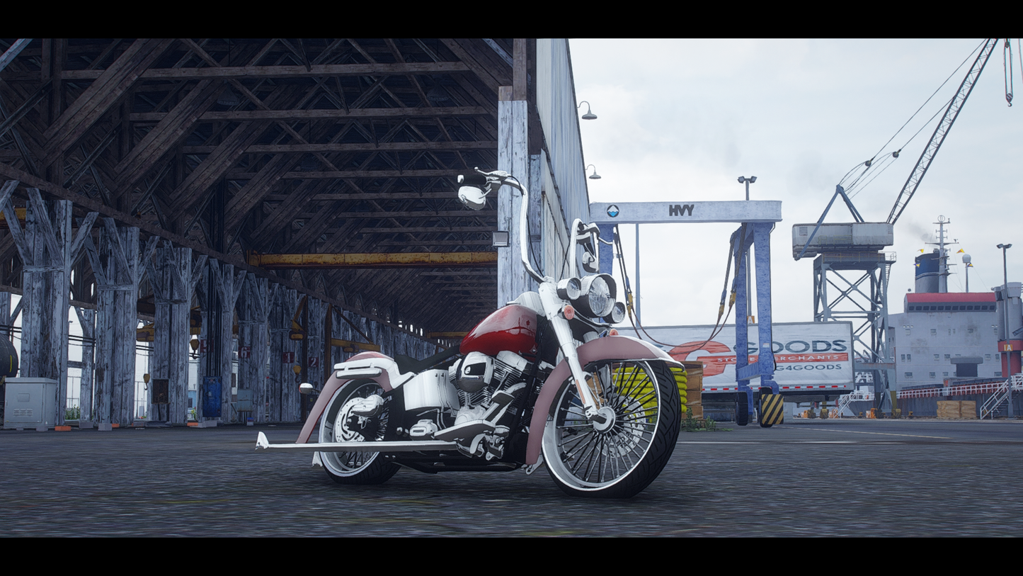 Softail Deluxe With Ape Hanger