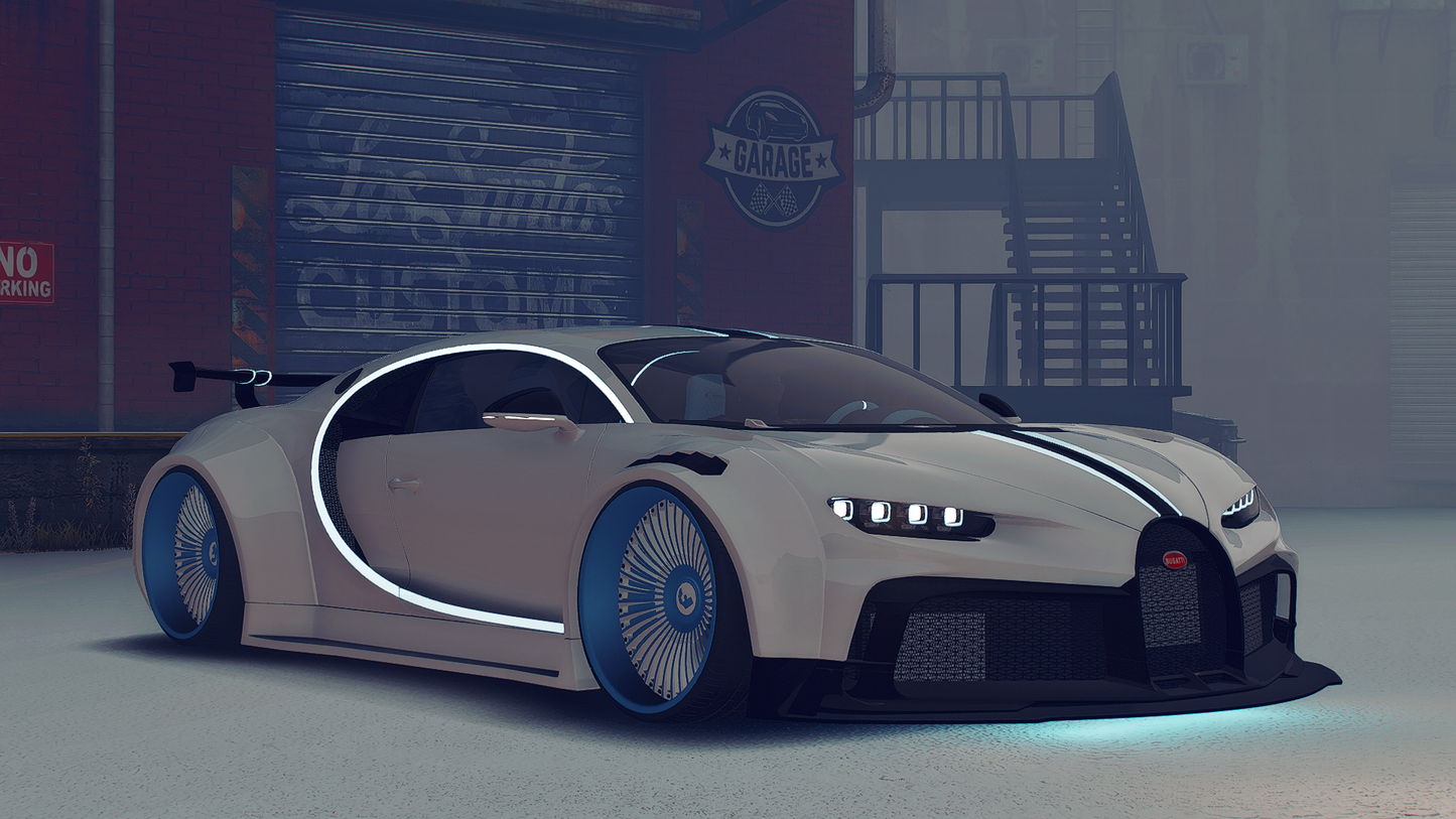 Widebody Bugatti Chiron Quad Turbo – Fivem Dealership