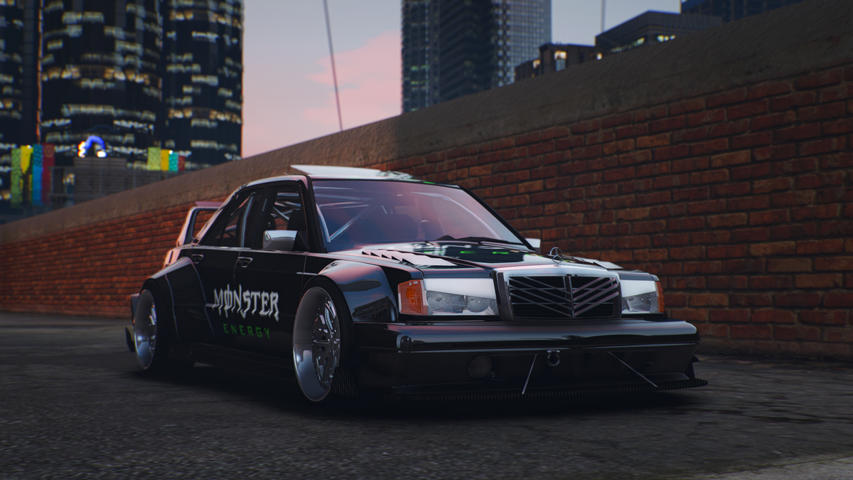 Mercedes Benz E190e Widebody Custom