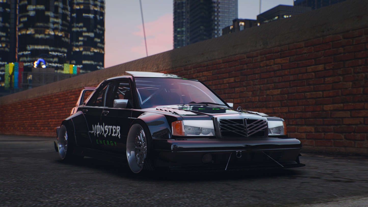 Mercedes Benz E190e Widebody Custom