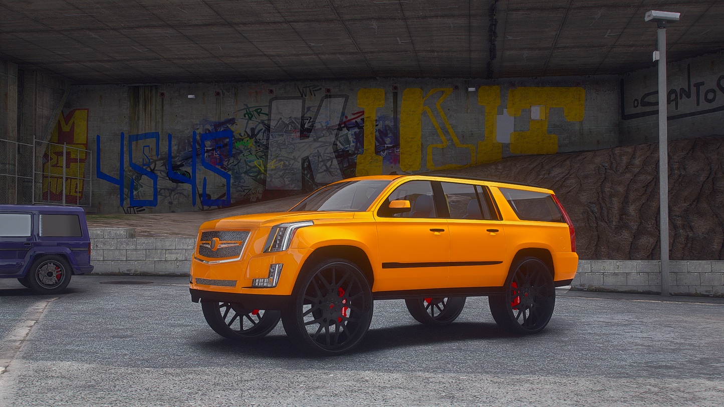 2018 Cadillac Escalade Platinum ESV on 34s