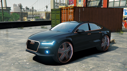 Audi RS7 C7 on 30 Dub Hams