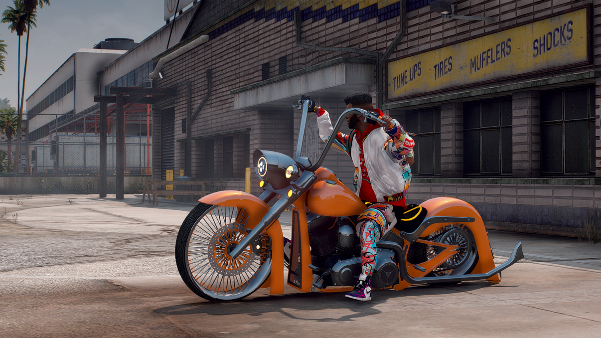 Harley Fatboy Dirty Tail 2 Fivem Dealership