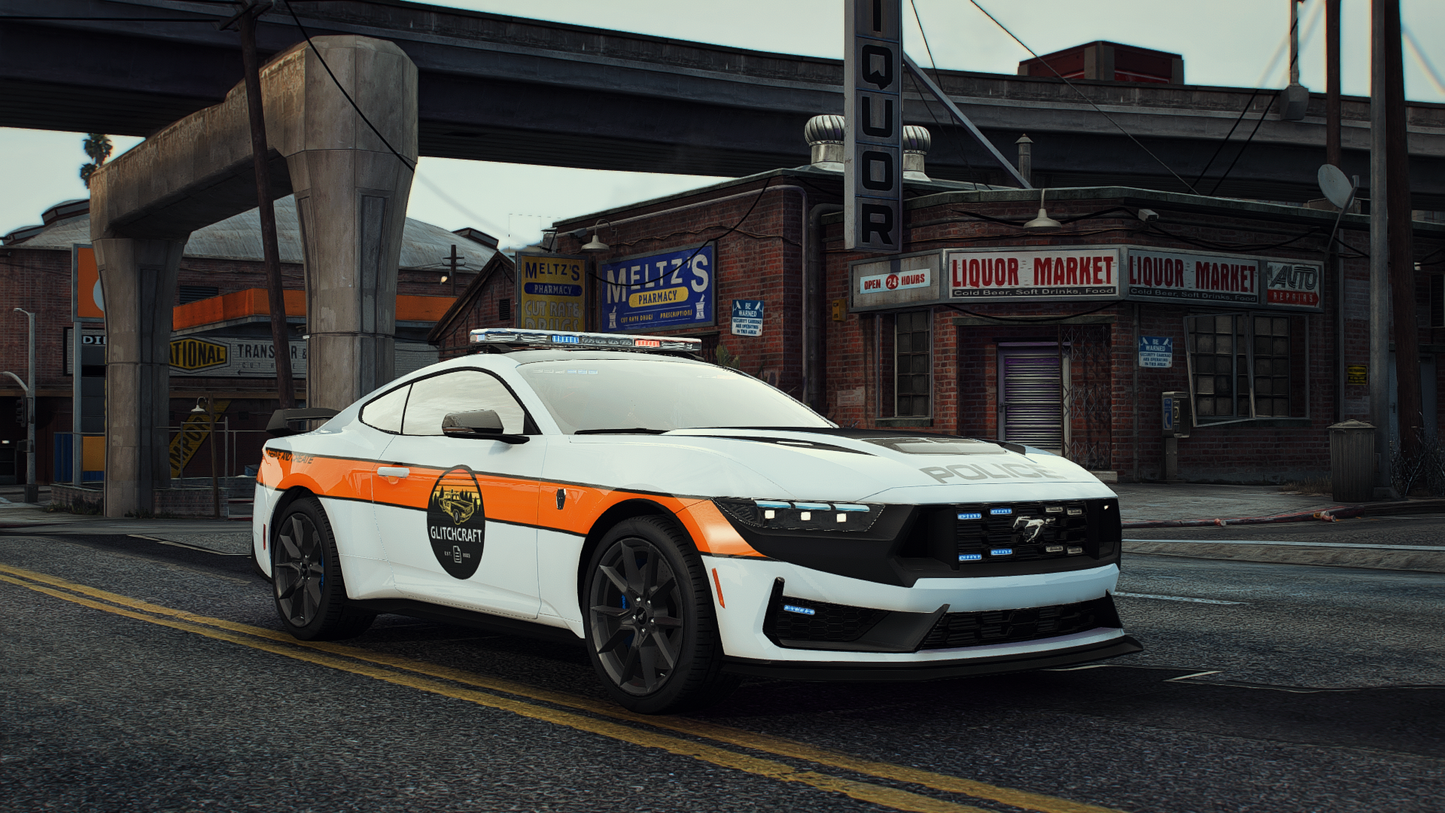 [Non ELS] Ford Mustang 2024 Police | GlitchCraft