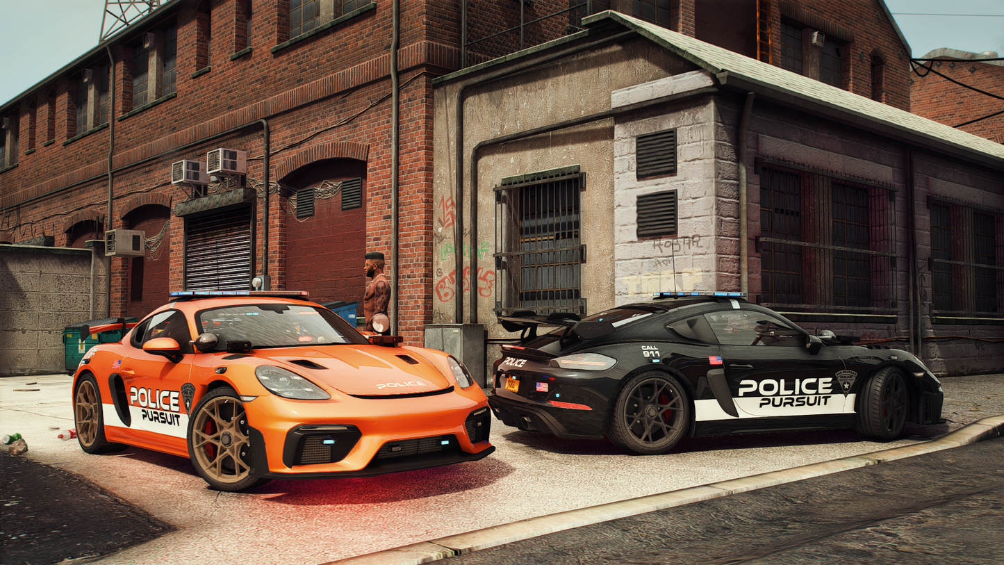 [Non ELS] Porsche 718 Cayman GT4 RS Police