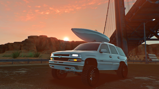 Chevy Tahoe Boat Lifted