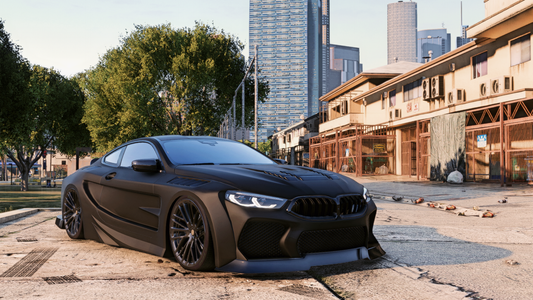 BMW M8 Abflug