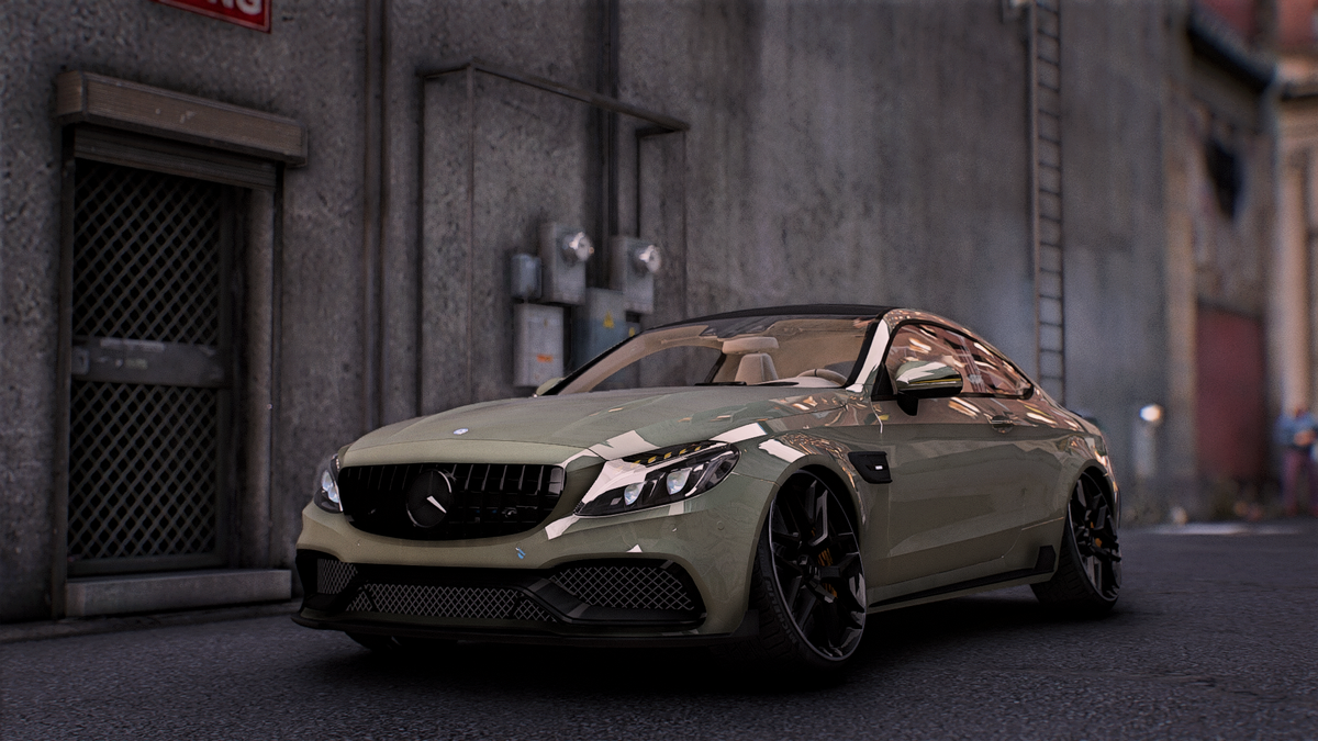 Mercedes C63 AMG Stanced (Tuning) | DC Cars