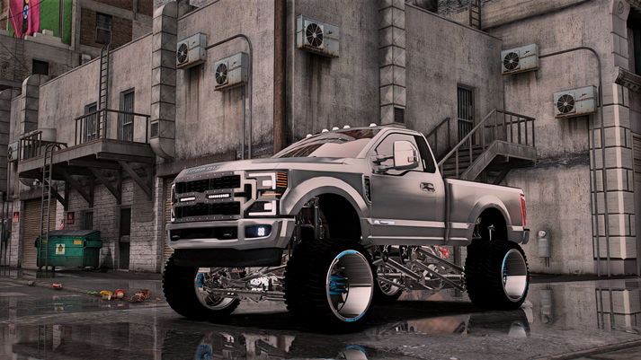 Ford F350 Single Cab Sema Build – Fivem Dealership