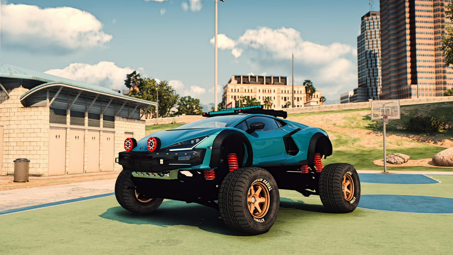 Lifted 2023 Lamborghini Revuelto Off-road