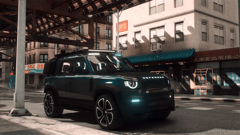 [Non ELS] Land Rover Defender Police – Fivem Dealership