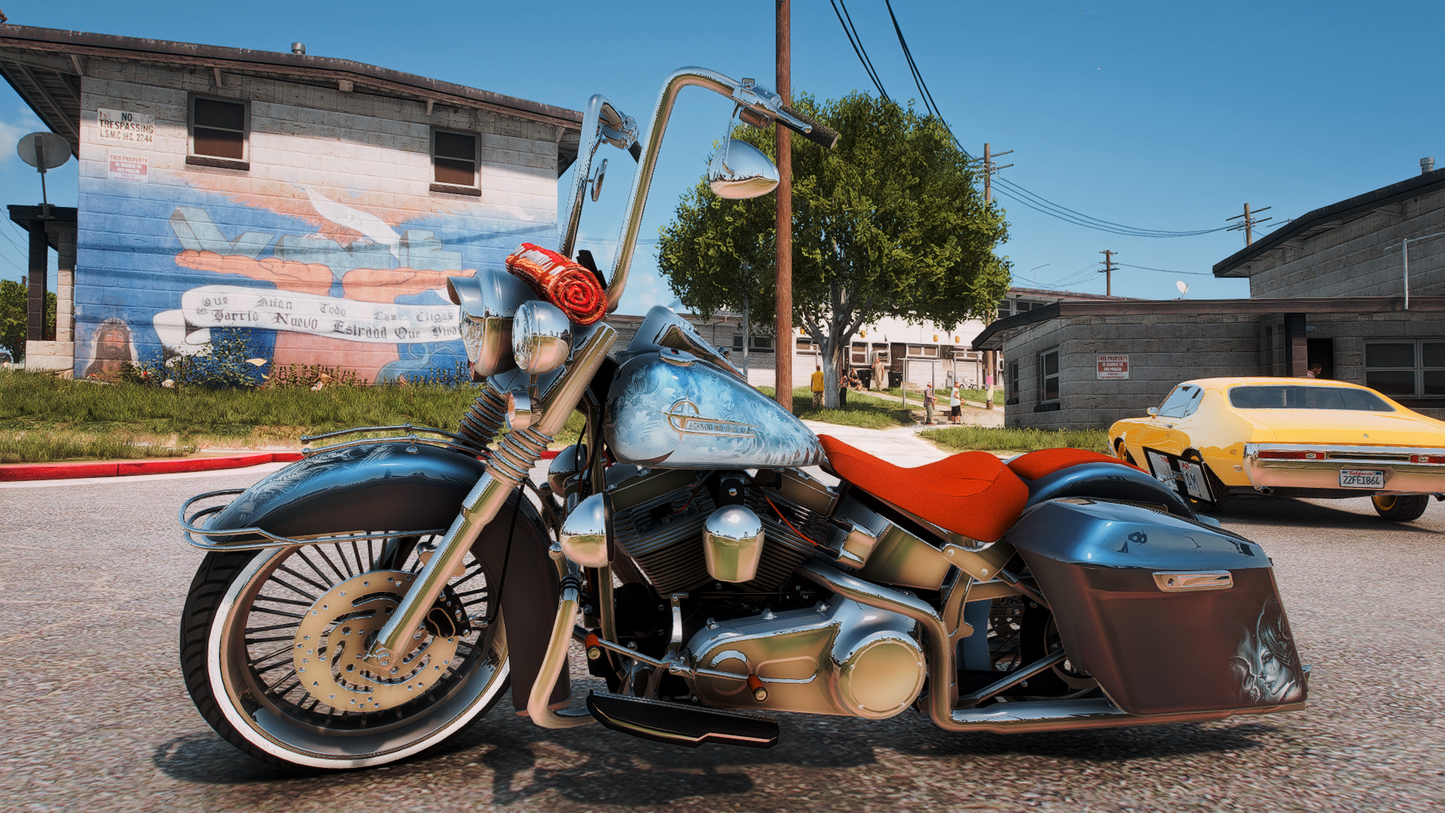 HD Softail Heritage Charon Vicla style