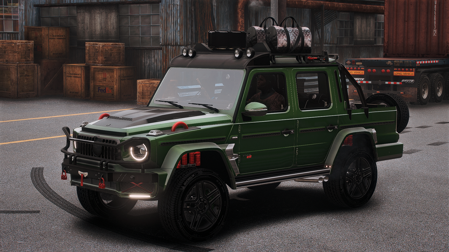 2020 Custom Mercedes-Benz Brabus G800 Adventure XLP Mafia Money Gun