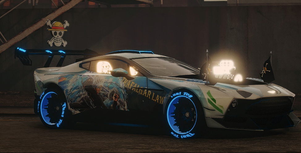 Aston Martin Victor Trafalga Law One Piece [Dinamic Lights] | Game's Cafe