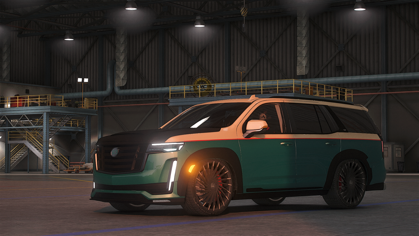 Cadillac Escalade Widebody Fully Bullet Proof Fivem Dealership