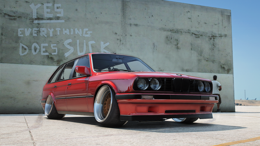 BMW E30 Touring Stanced 5 Seater | Sly