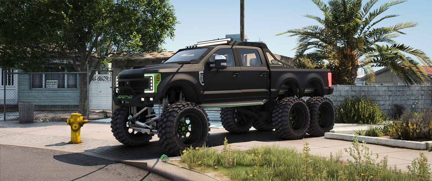 Chevy F350 6x6 2020 – Fivem Dealership