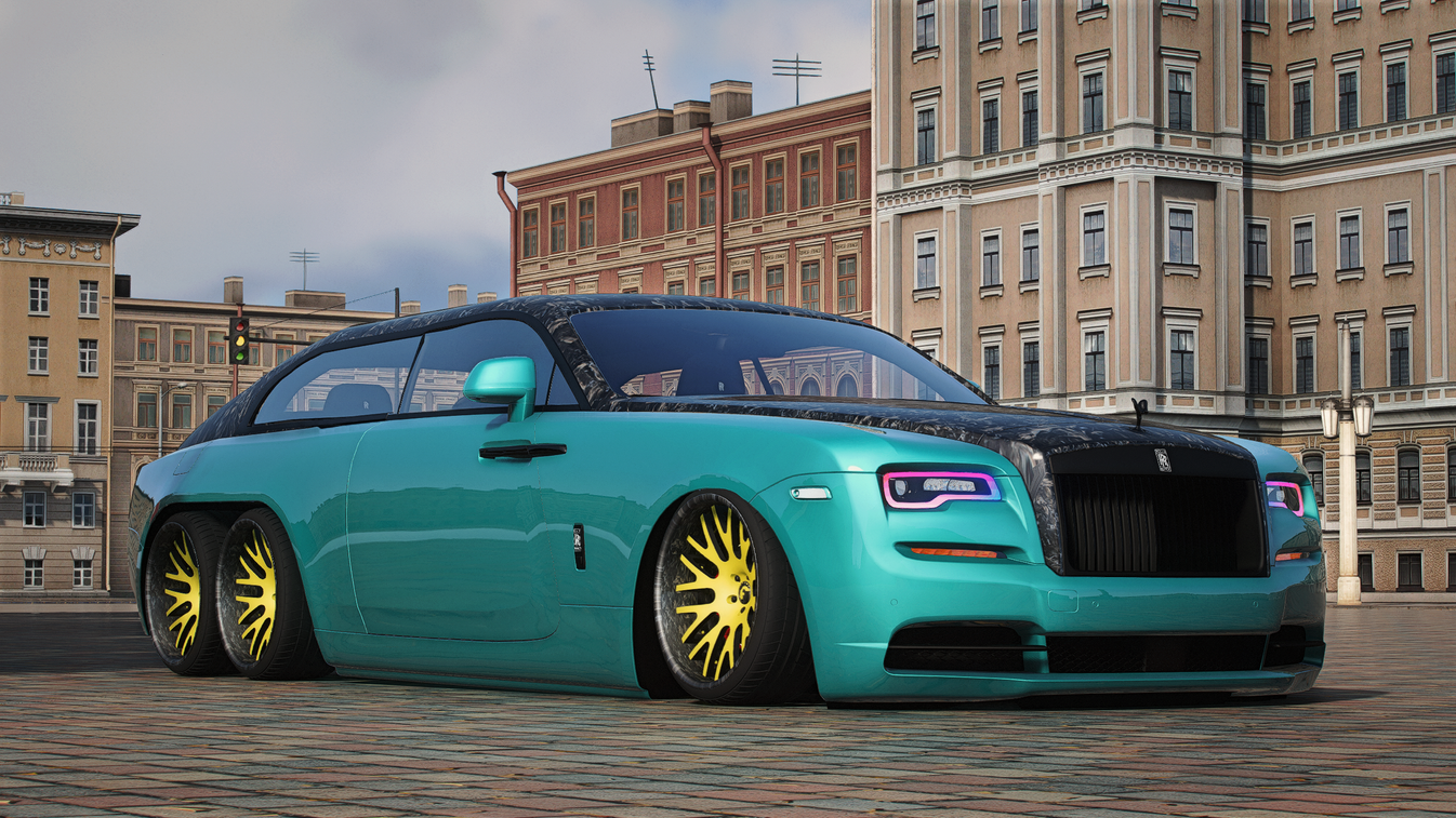 Rolls Royce Wraith Mansory 6x6 Custom Fivem Dealership 8197