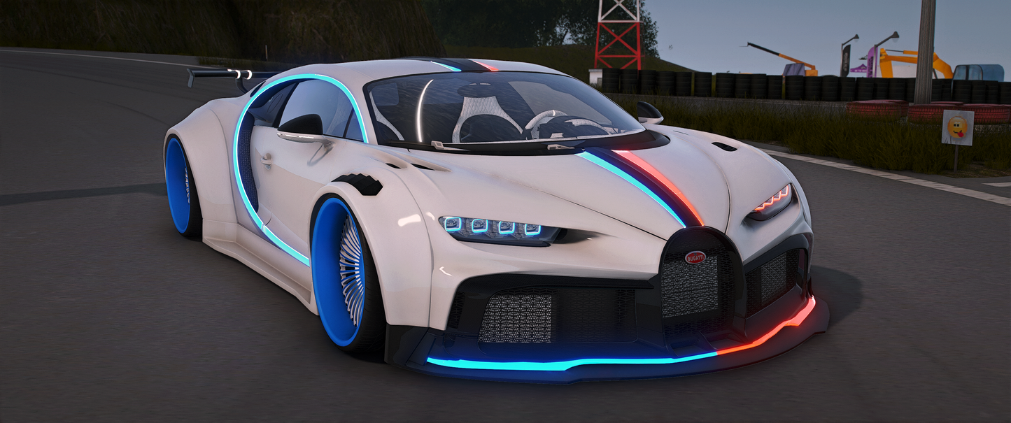 Widebody Bugatti Chiron Quad Turbo LEO