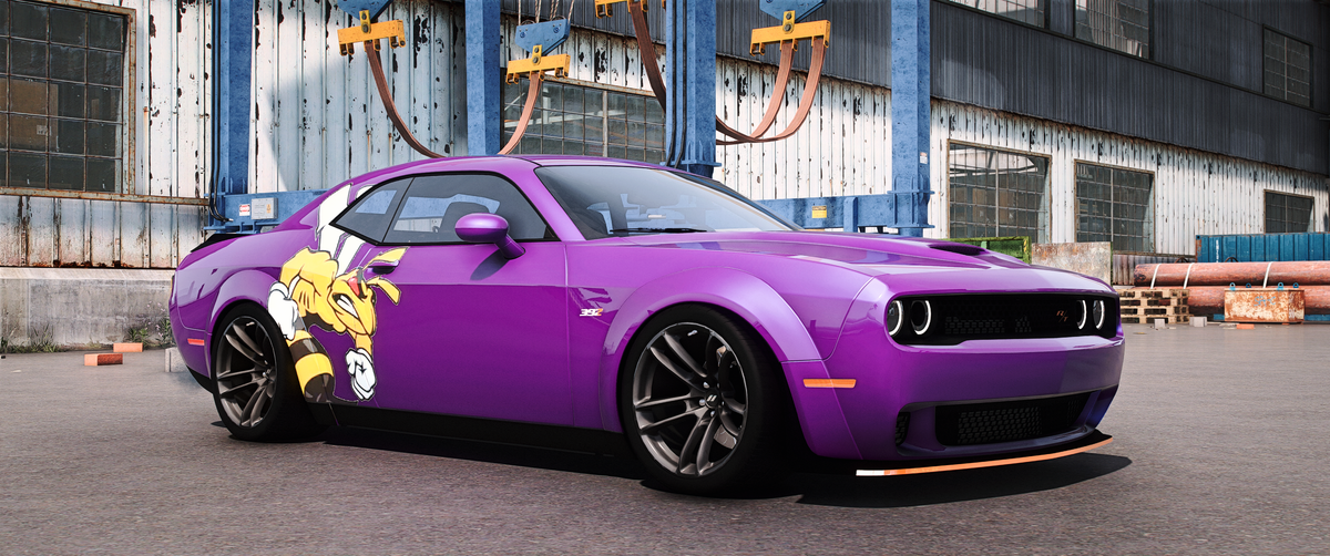 2020 Dodge Challenger Scatpack Widebody Multiple Liverys And Animated Windows | Playa Customs