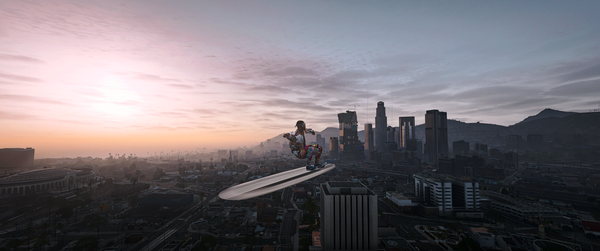 Silver Surfer Board