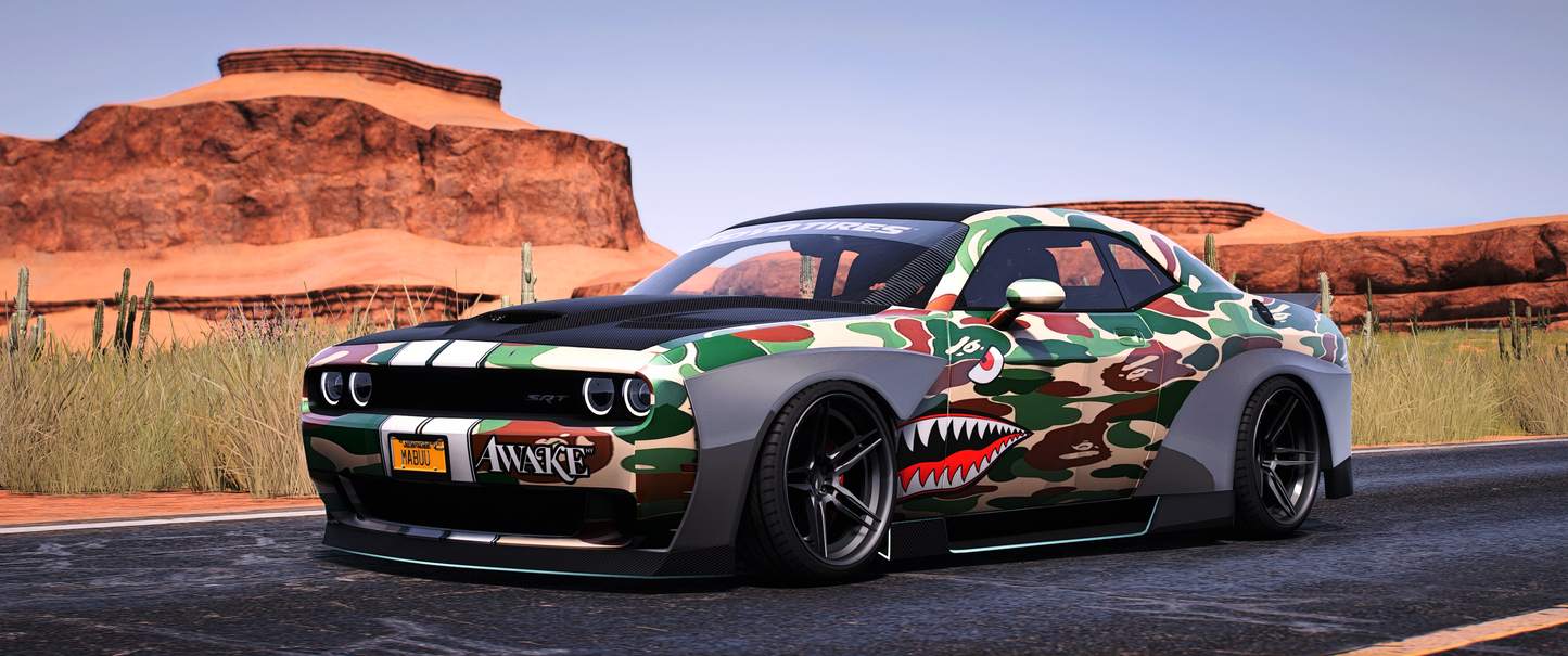 2024 DODGE HELLBEAST WIDEBODY BAPE EDITION