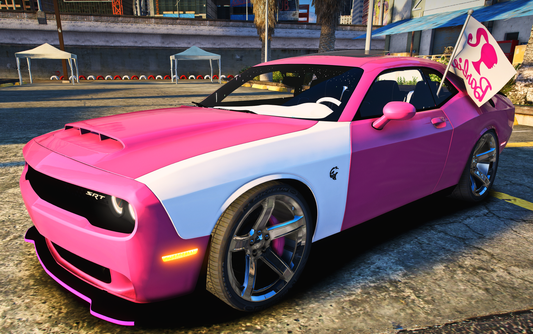 Custom Tuned Slideshow Barbie Dodge Challenger SRT Hellcat