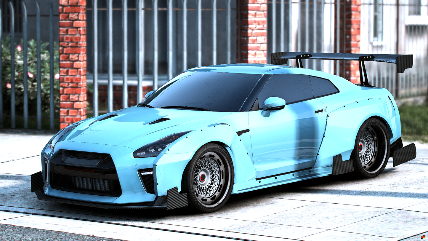 (Debadged) NISSAN GT-R R35 CUSTOM BUDDA