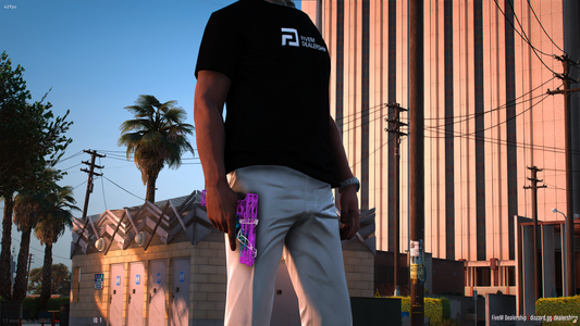 Pink Wireframe Glock Switch