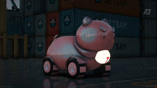 (Lore Friendly) Puppy Cat Car