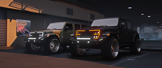 Jeep Demon Monkey Rubicon side view mod for FiveM