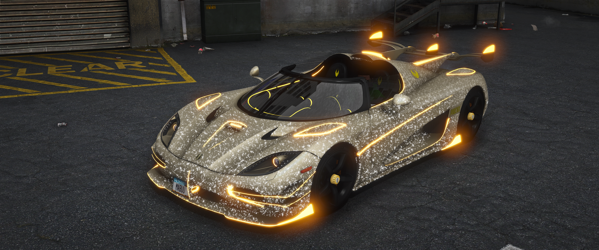 Koenigsegg Agera RS mod for FiveM with Bounce Nitrogen Parachute and realistic performance