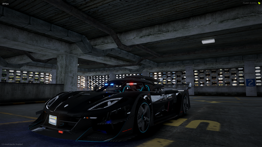 Koenigsegg One1 GT Police Front View