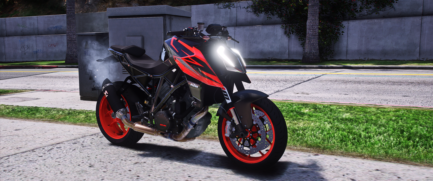 Front view of KTM KSD vehicle for FiveM