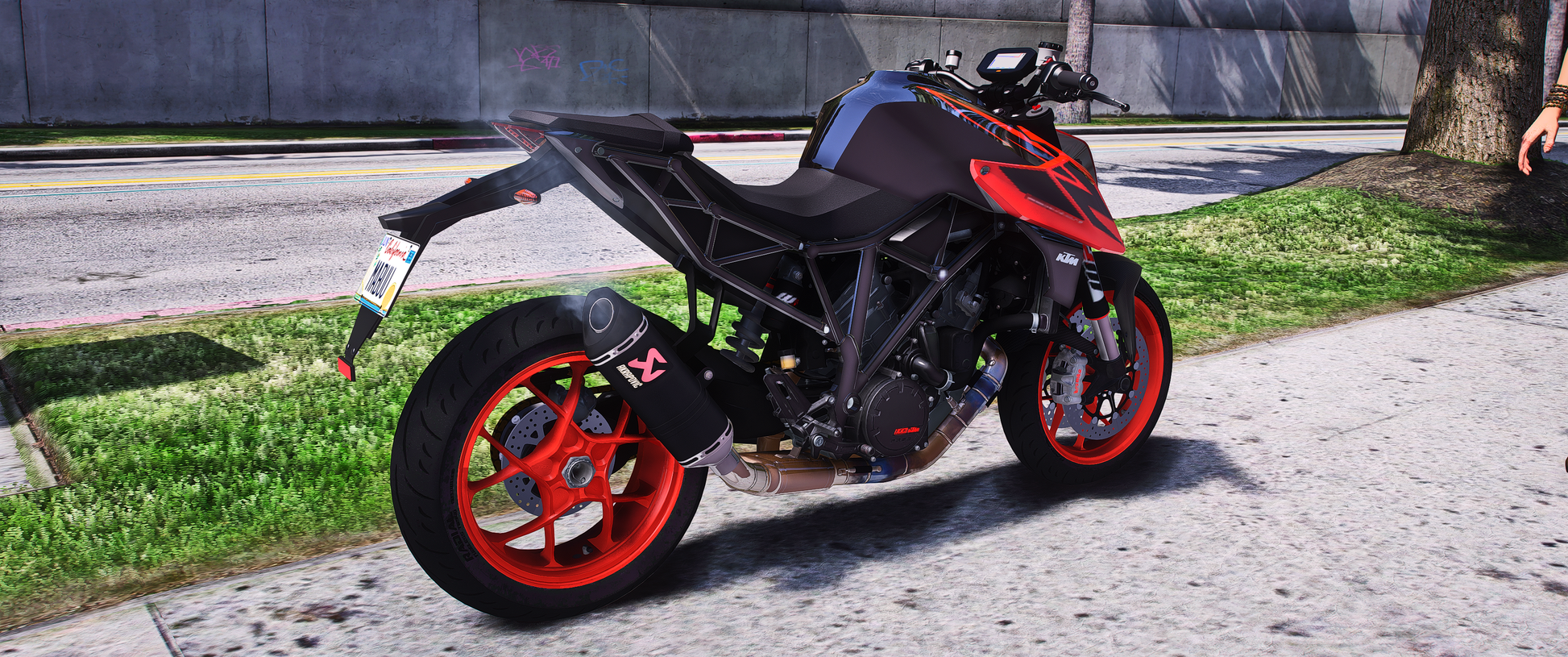 Side profile of KTM KSD mod for GTA V