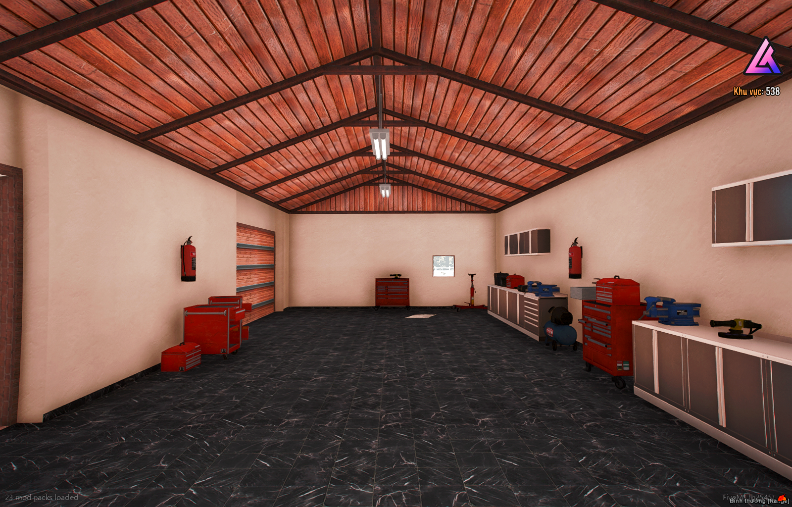 Home theater interior of La Fuente Blanca MLO for FiveM