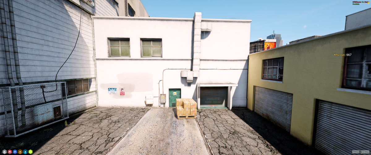 Front view of [MLO] Lab House in FiveM