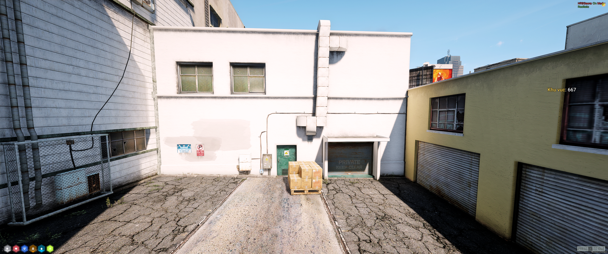 Front view of [MLO] Lab House in FiveM