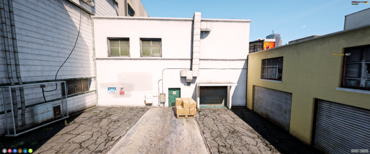 Front view of [MLO] Lab House in FiveM