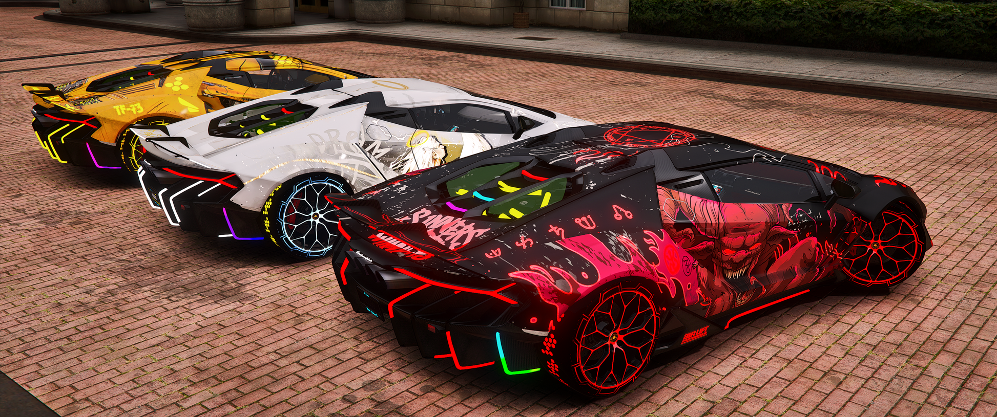 Lamborghini Centenario Widebody side view