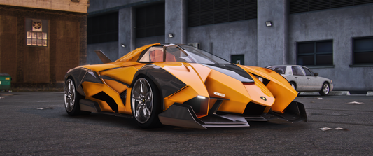Lamborghini Egoista Nitrous mod for FiveM with Dinamic Lights and luxury detailing