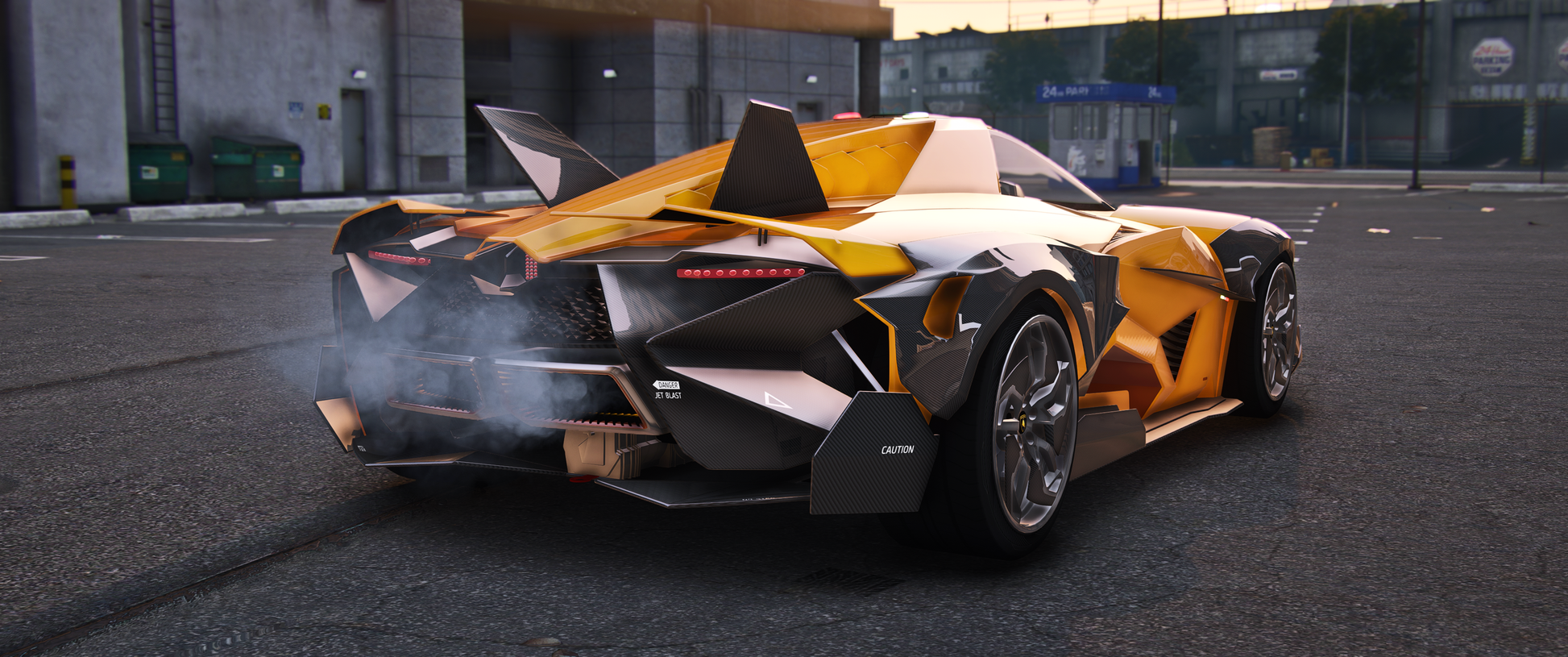 Lamborghini Egoista Nitrous GTA V FiveM vehicle mod in high resolution