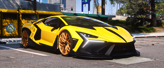 Debadged Lamborghini Revuelto Keyvany GTA 5 car