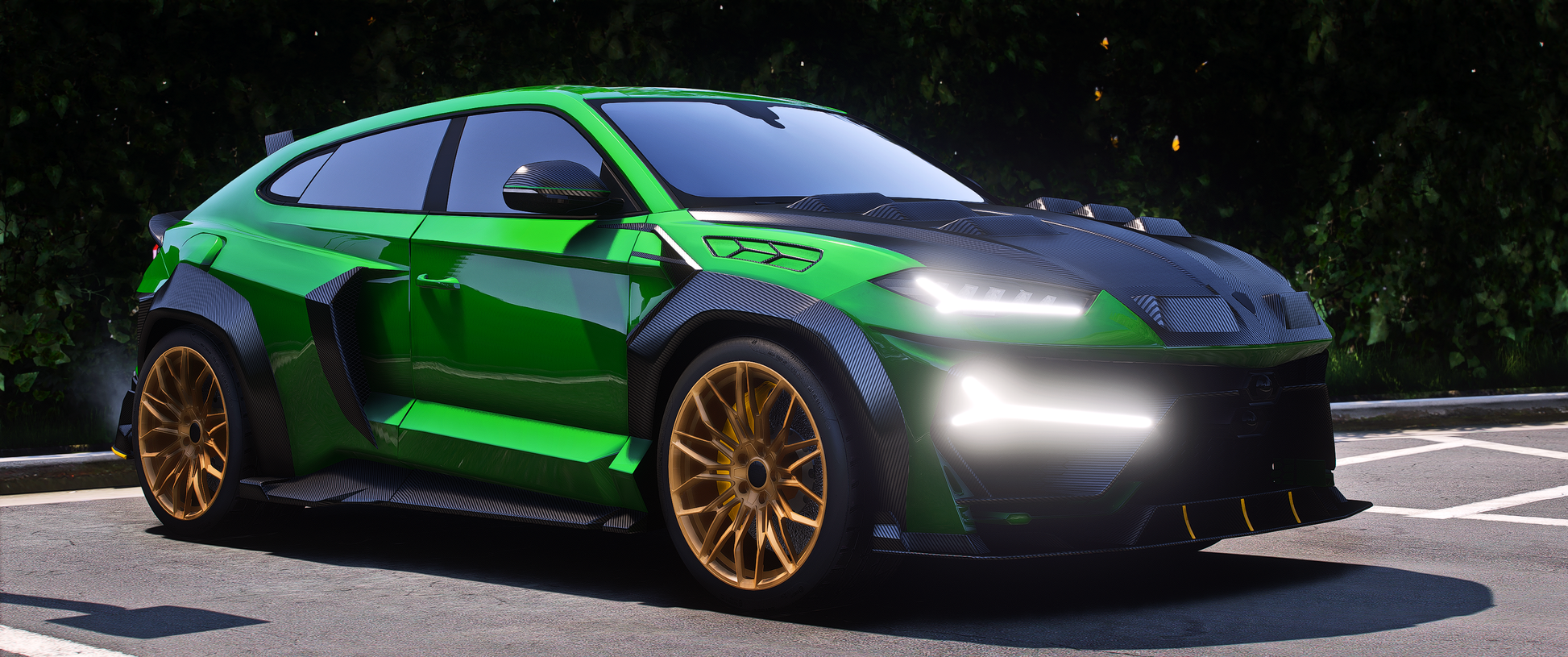 Luxury Lamborghini Urus Coupe vehicle mod for FiveM