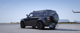 Side profile of Land Rover Defender 110 EMS for FiveM emergency roleplay