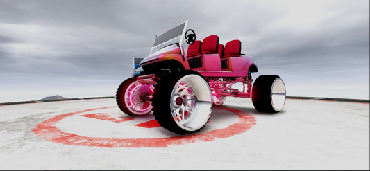Lore Friendly Lifted Caddy GTA V Vehicle Mod